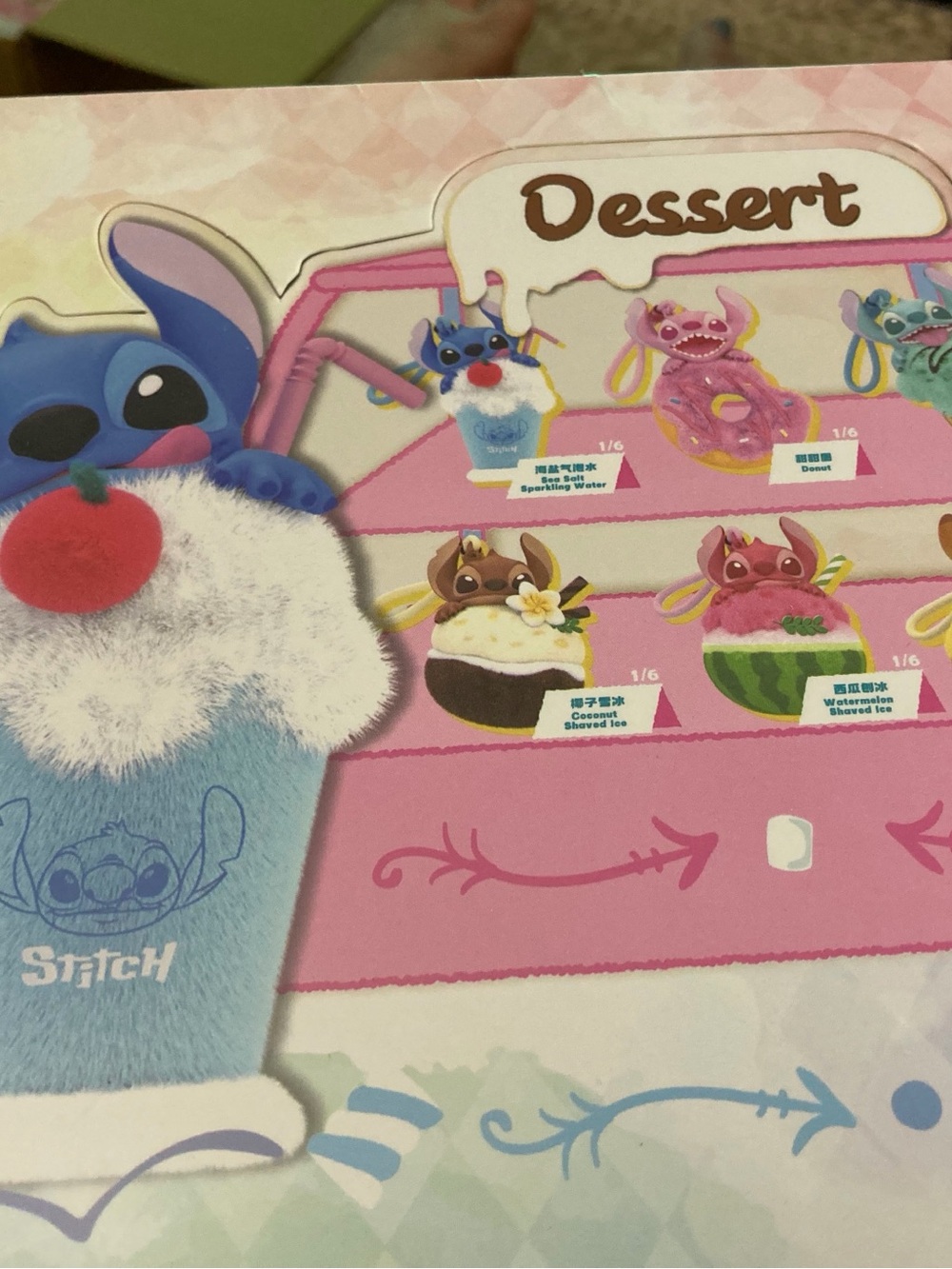 Miniso Disney Stitch Dessert Series random sell